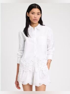 Kate Spade Daisy Eyelet Shirt
